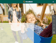 Tablet Screenshot of gundlach-bau.de